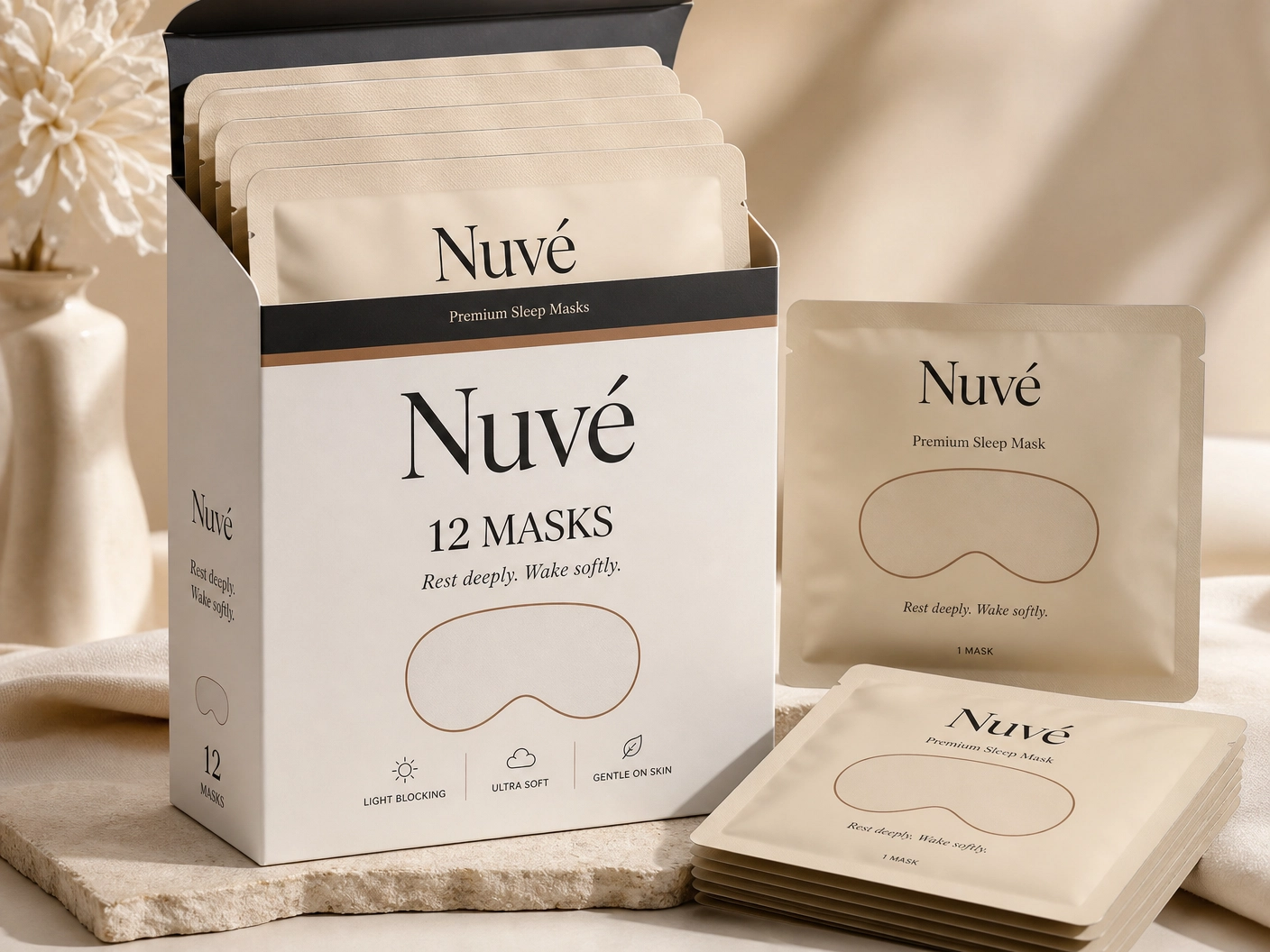 Nuvé Self-Warming Eye Mask — 12 Pack